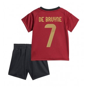 Fotbalové Dres Belgie Kevin De Bruyne #7 Dětské Domácí Oblečení ME 2024 Krátký Rukáv (+ trenýrky)